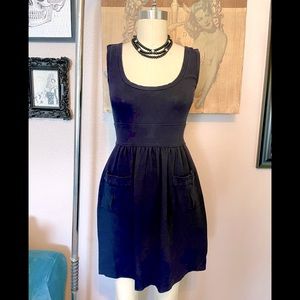 Diane Von Furstenberg Navy Jersey Dress